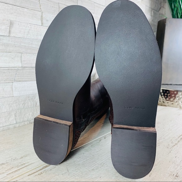 Cole Haan NWOB Isabel Stretch Back Riding Boots - Picture 6 of 14